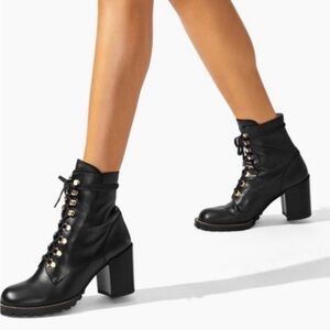 Stuart Weitzman Kolbie Chain Block Bootie
